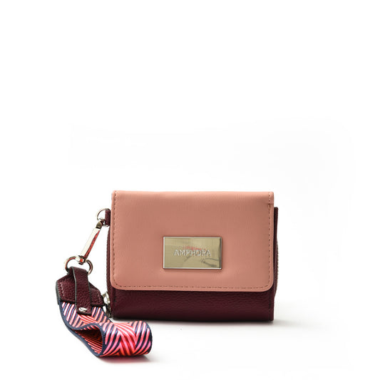 amphora bonne billetera cierre exterior chica burdeo