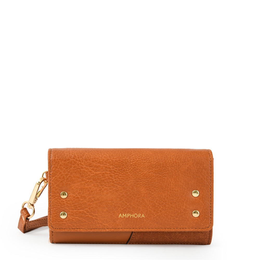 amphora noix billetera acordeon mediana café