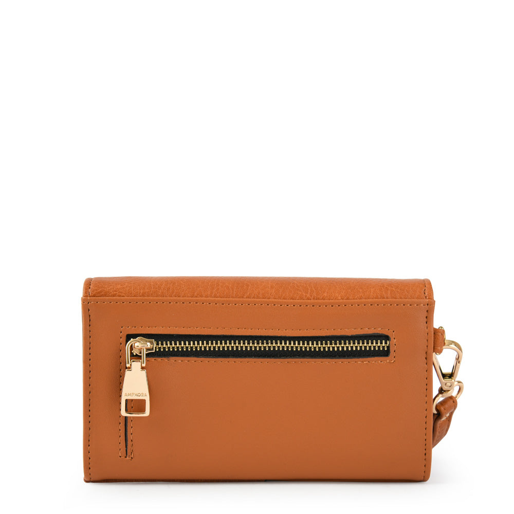 amphora noix billetera acordeon mediana café