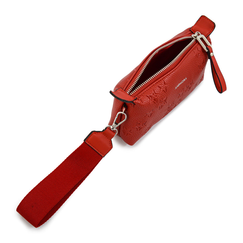 Cosmetiquero ovalado valera grande rojo