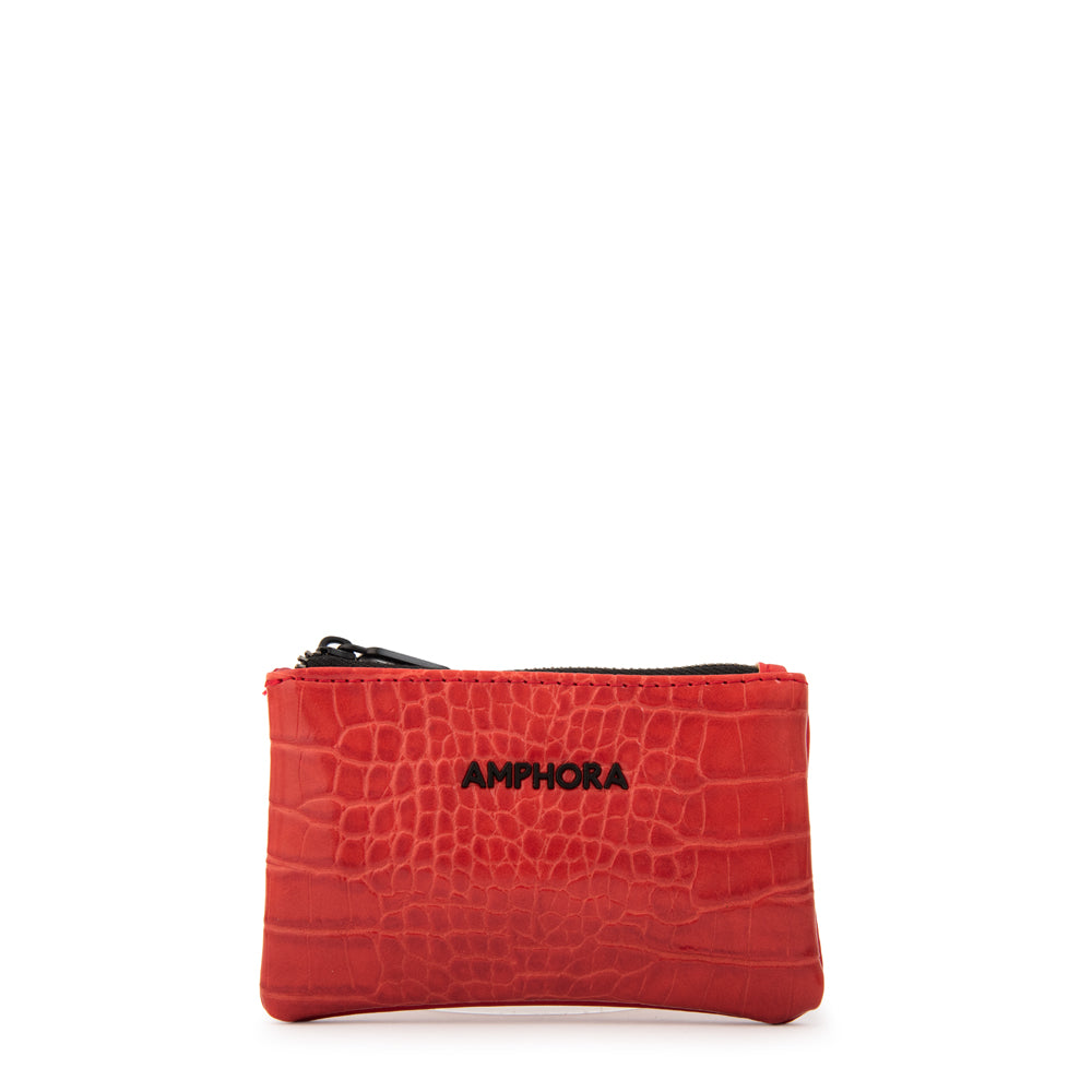 Monedero rectangular anderson rojo