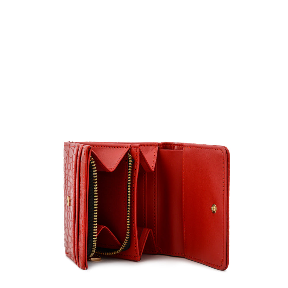 Billetera spencer pequeña rojo