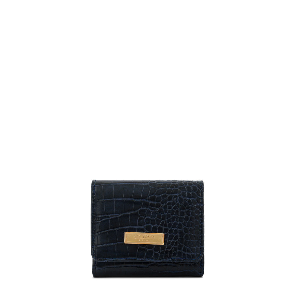 Billetera spencer pequeña azul oscuro