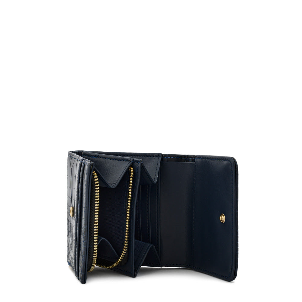 Billetera spencer pequeña azul oscuro