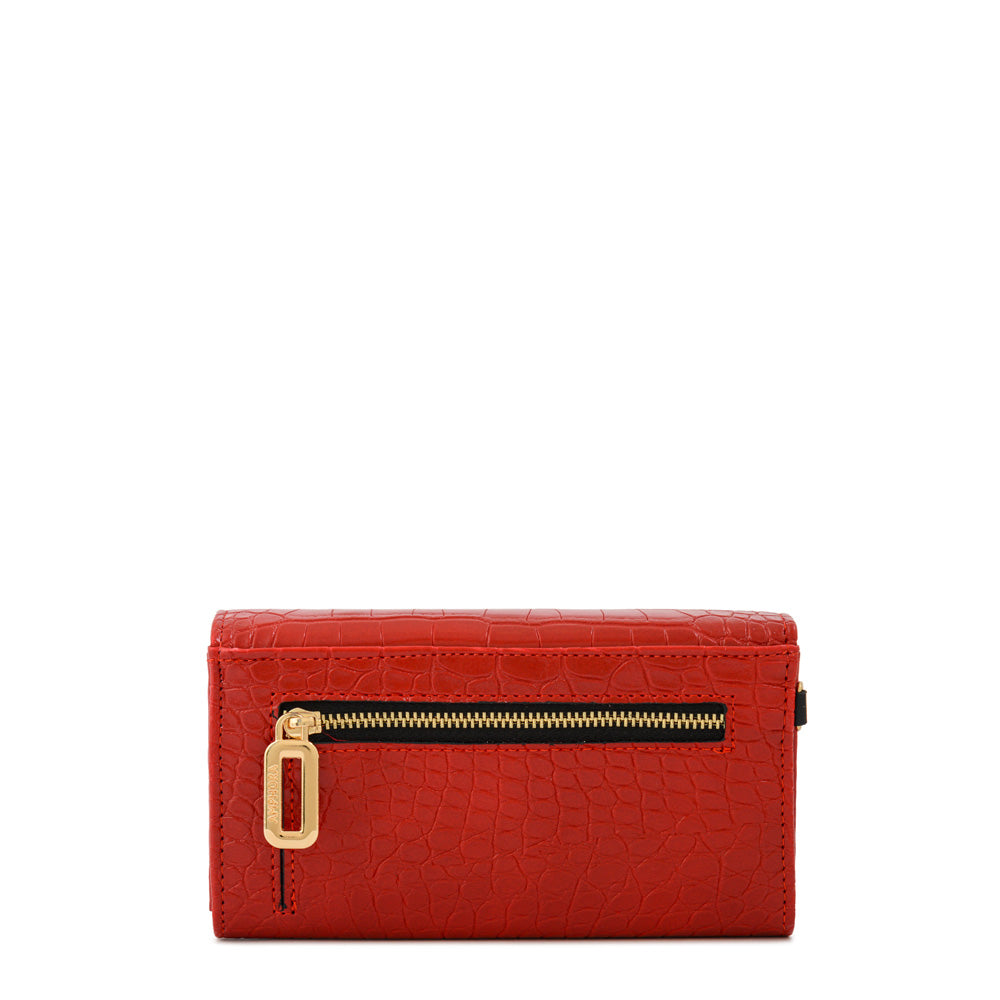 Billetera acordeon spencer mediana rojo