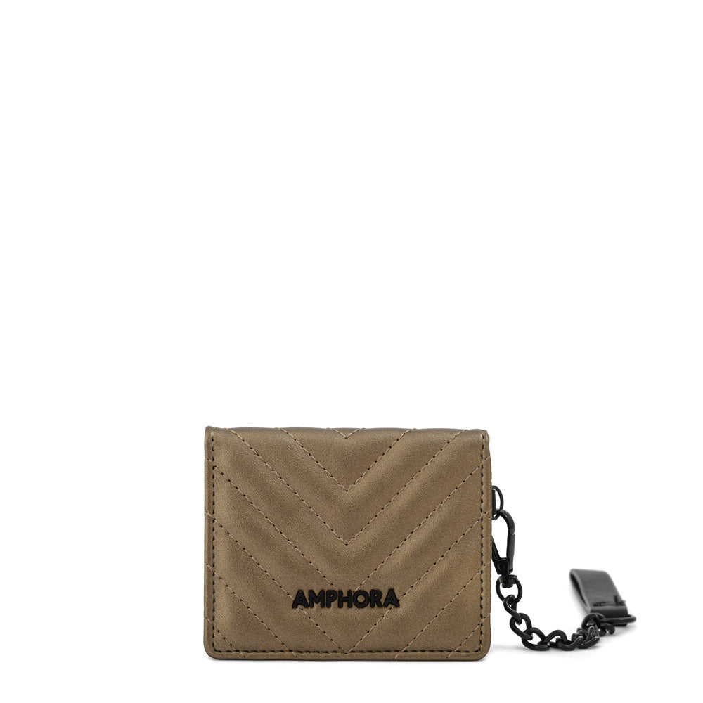 Tarjetero muller pequeña plateado