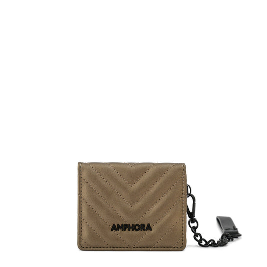 Tarjetero muller pequeña plateado