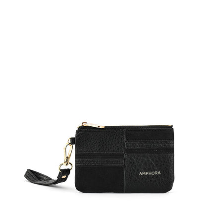 Monedero rectangular mariannel negro