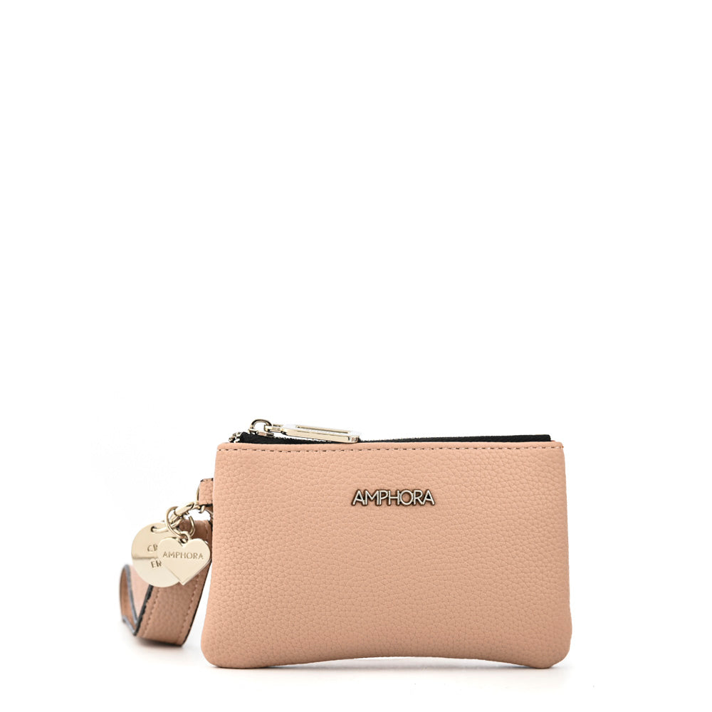 Monedero rectangular charms pequeña rosa viejo