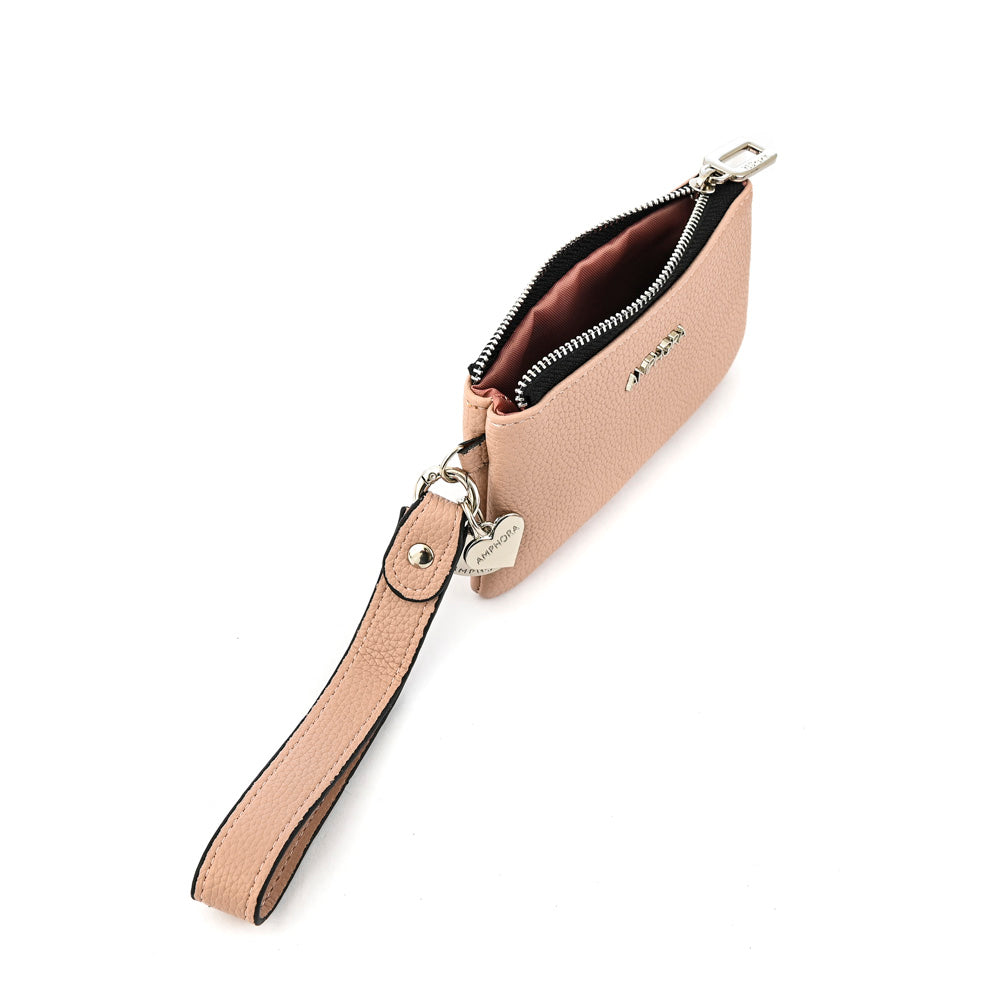 Monedero rectangular charms pequeña rosa viejo