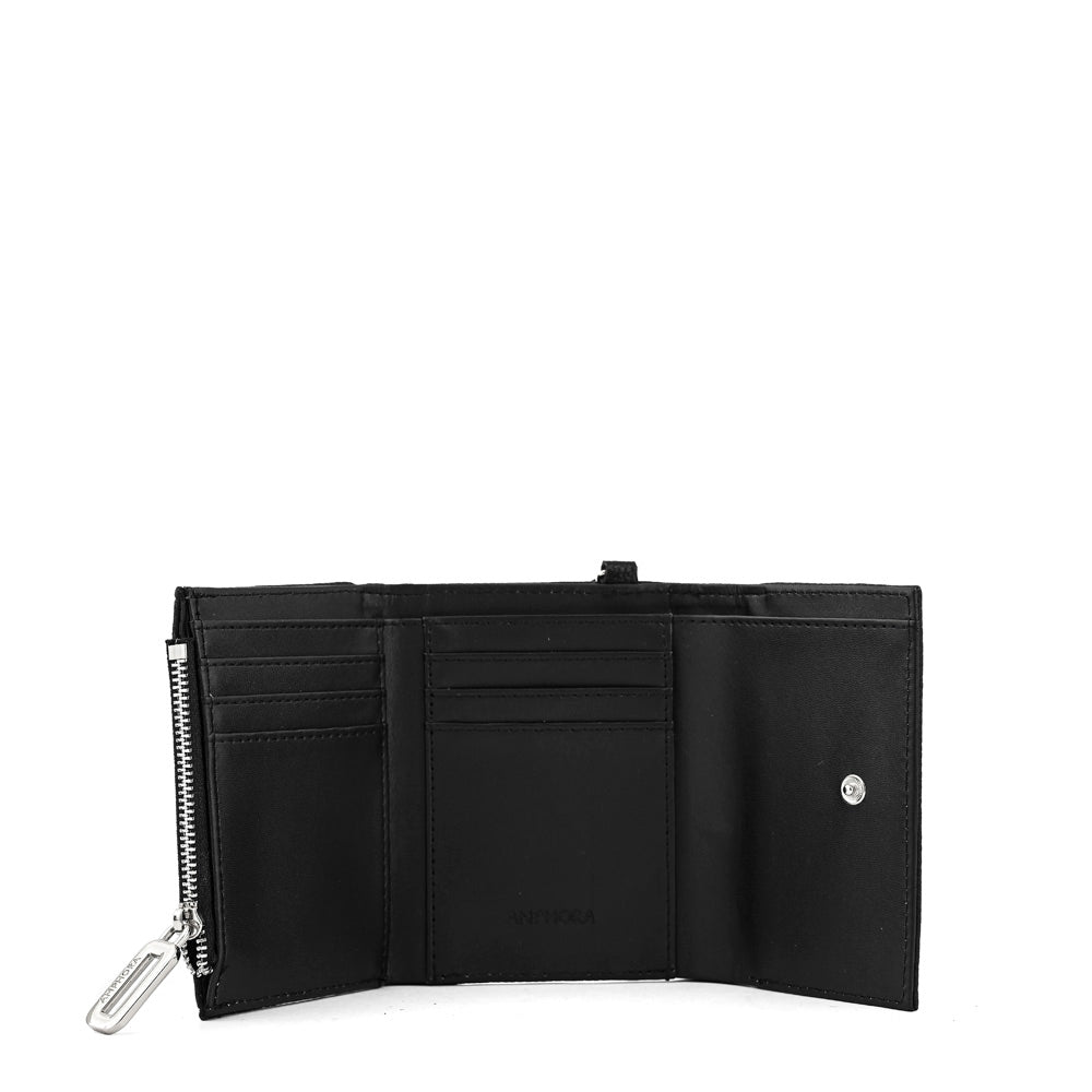 Billetera charms pequeña negro