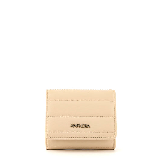 Billetera pequeña anima beige