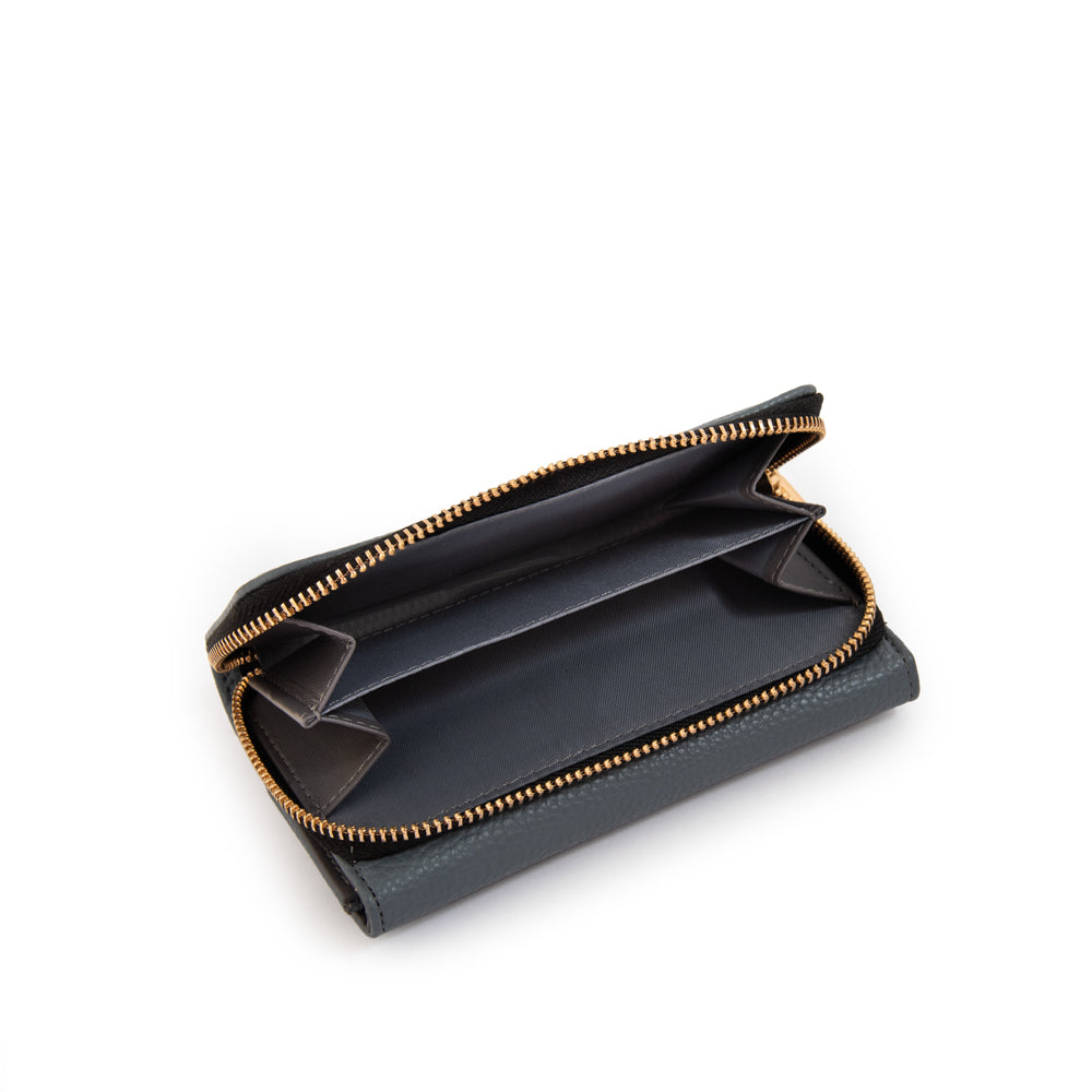 Billetera naty mediana denim