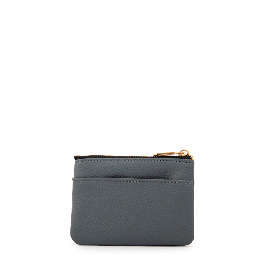 Monedero con bolsillo frontal naty pequeña denim