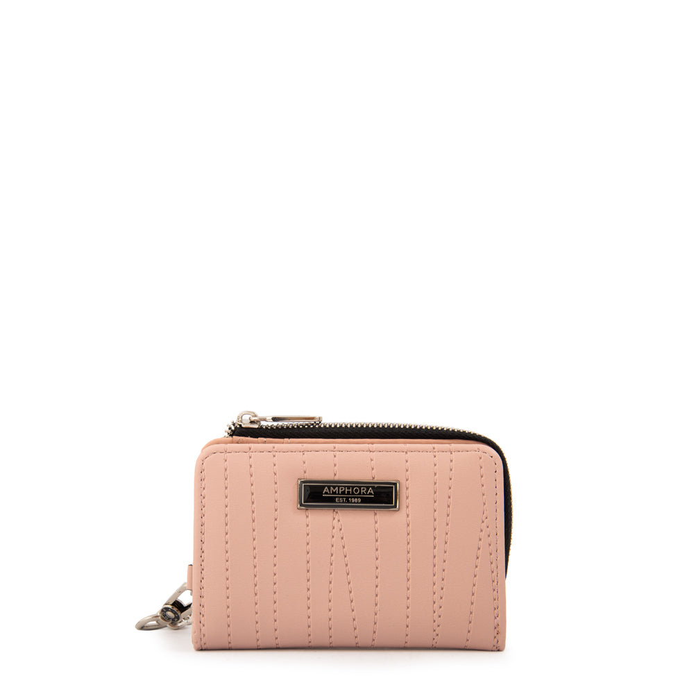 Billetera guinea pequeña rosado claro