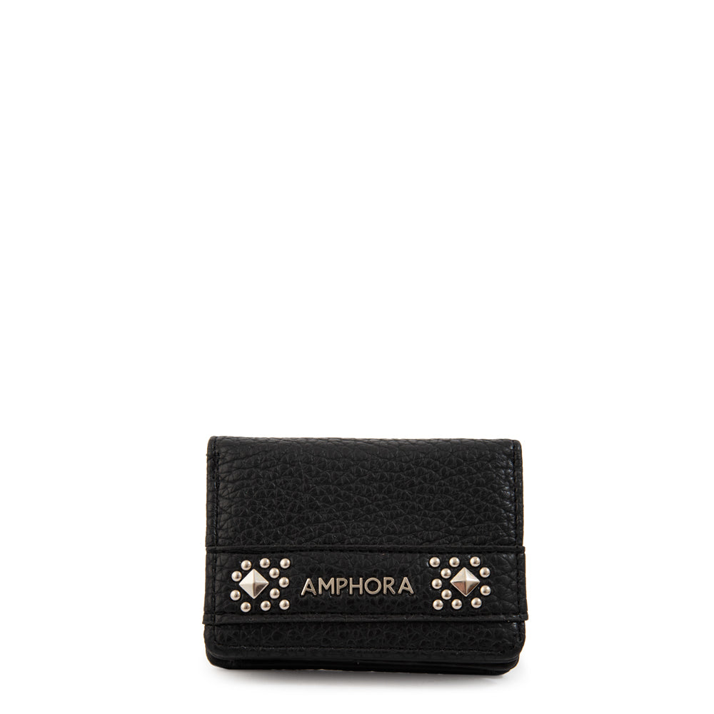 Tarjetero con bolsillo interior pequeña bissau negro