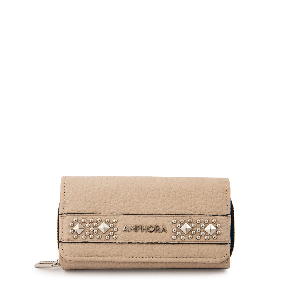 Billetera bissau mediana beige