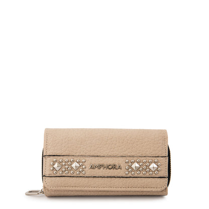 Billetera mediana bissau beige