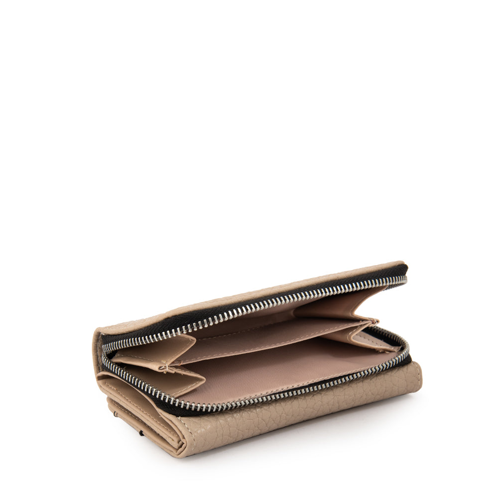 Billetera bissau mediana beige
