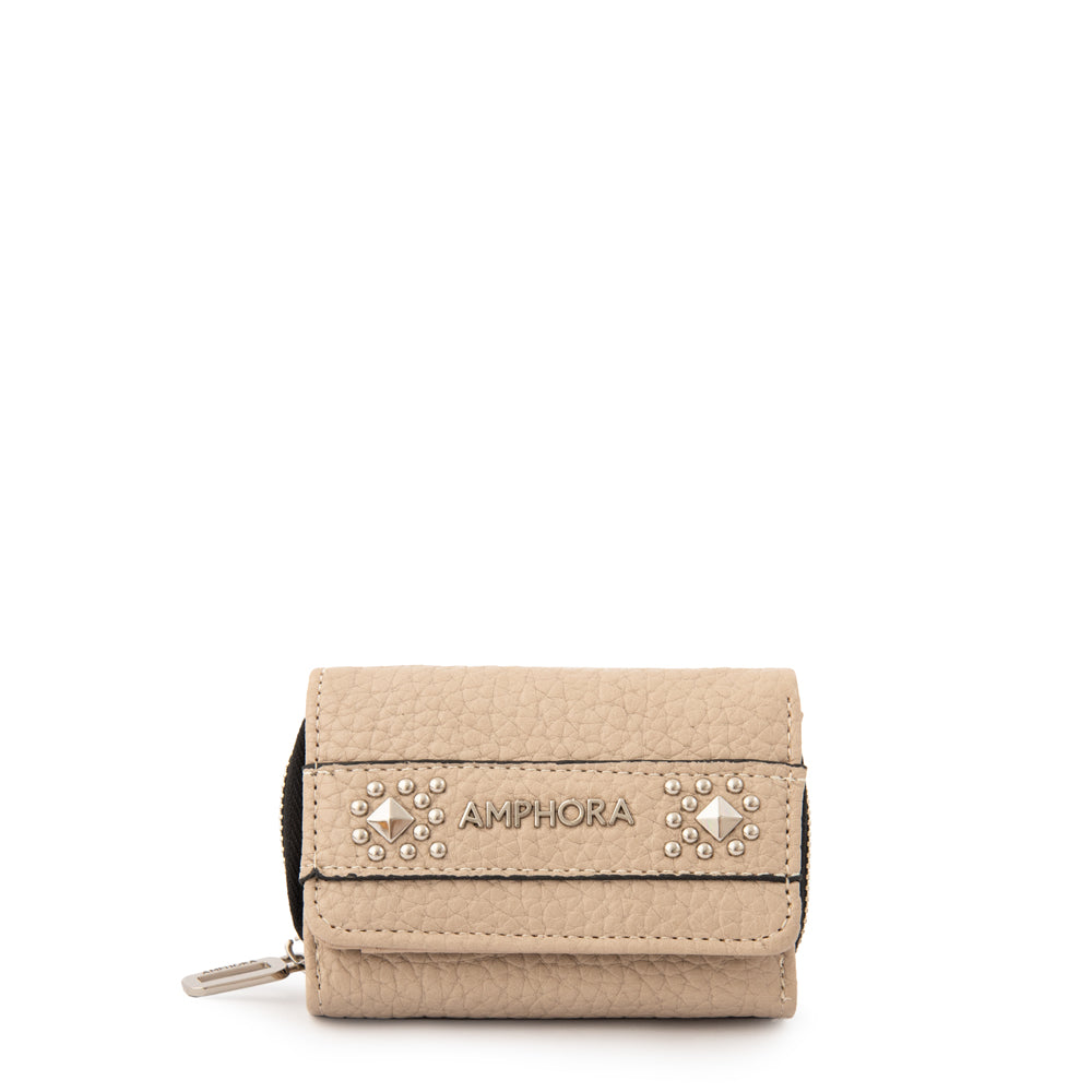 Billetera bissau pequeña beige