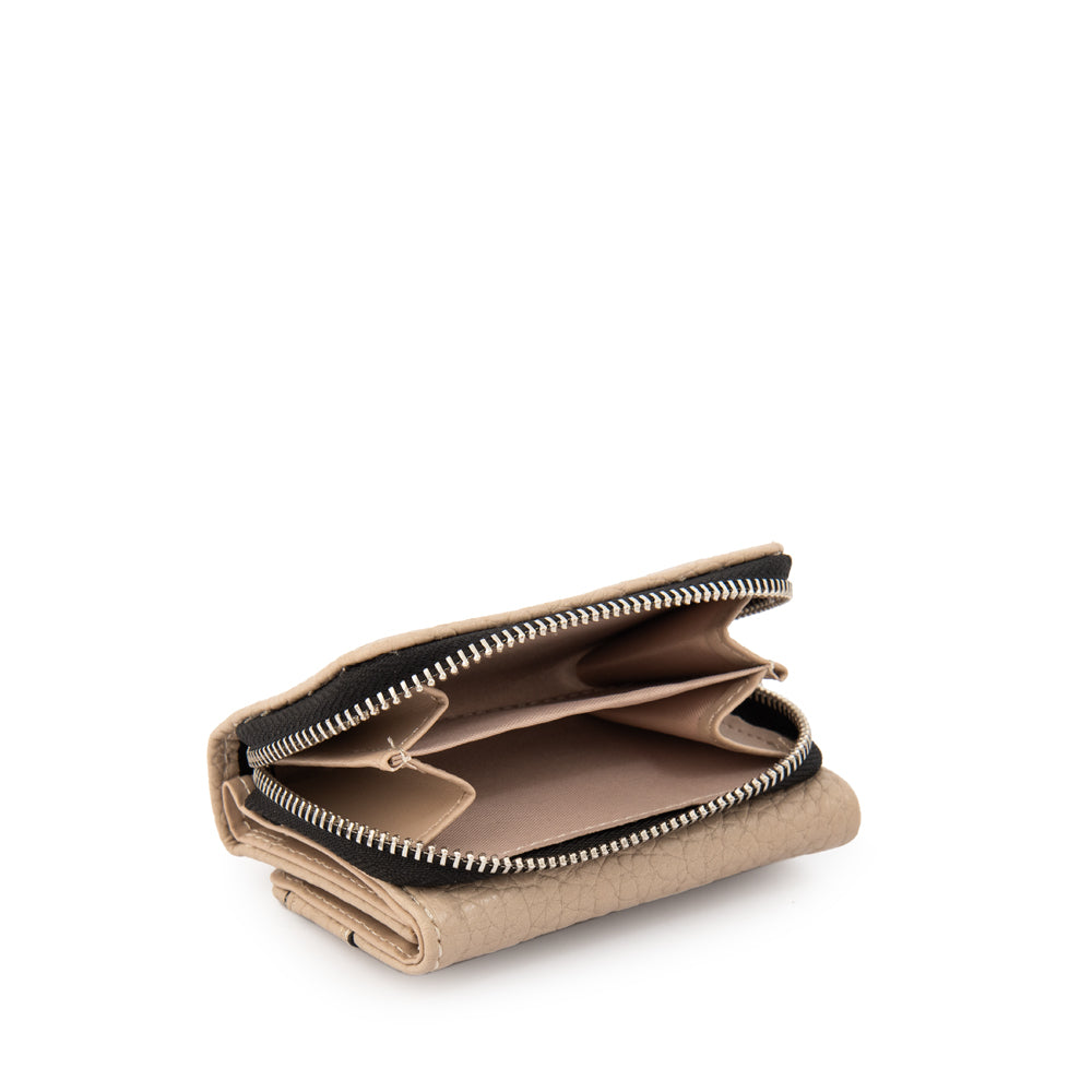 Billetera bissau pequeña beige