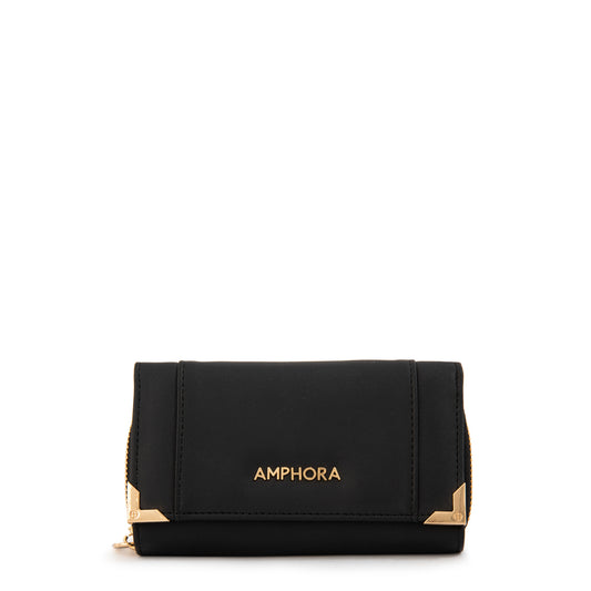 Billetera pequeña corcega negro