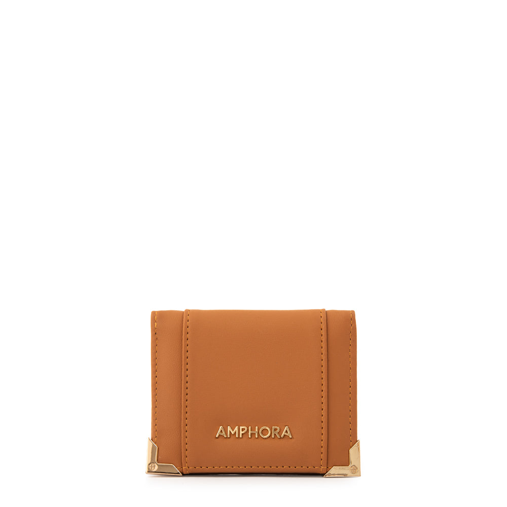 Tarjetero con ventana pequeña corcega camel