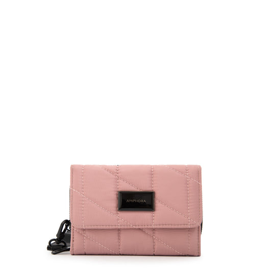 Billetera mediana lucia rosa viejo