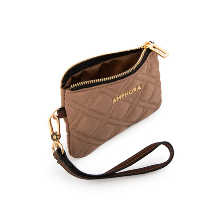 Monedero pequeña gambia beige oscuro