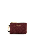 Monedero gambia pequeña rojo oscuro