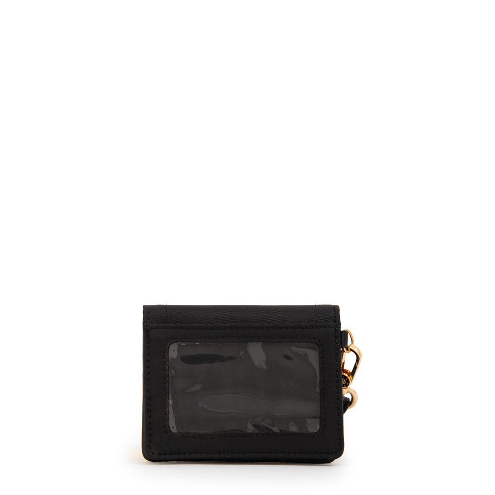 Tarjetero pequeña canada negro