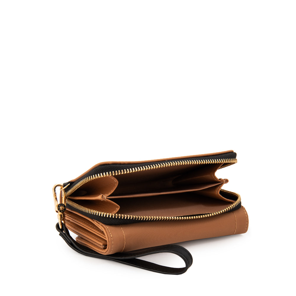 Billetera mediana canada camel