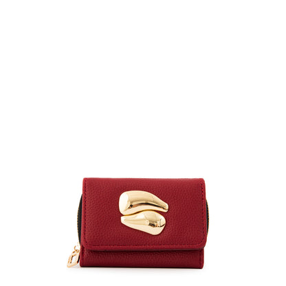 Billetera pequeña lizet rojo