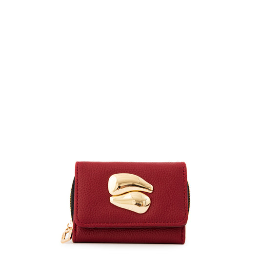 Billetera pequeña lizet rojo