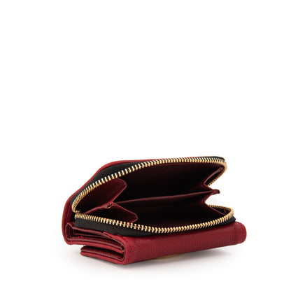 Billetera pequeña lizet rojo