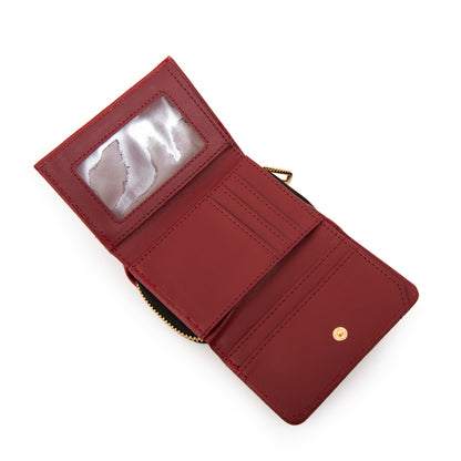 Billetera pequeña lizet rojo