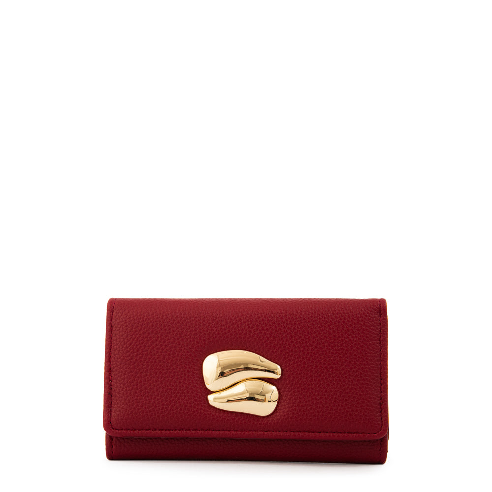 Billetera mediana lizet rojo