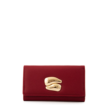 Billetera mediana lizet rojo
