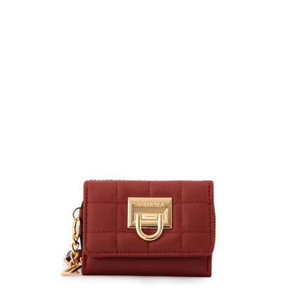 Billetera pequeña grecia rojo oscuro