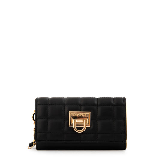 Billetera mediana grecia negro