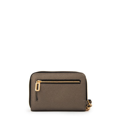 Billetera mediana etiopia plateado oscuro