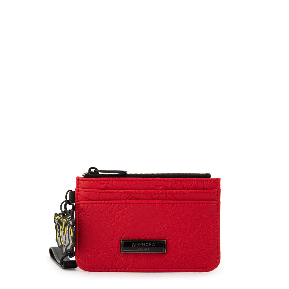 Monedero voyage pequeña rojo