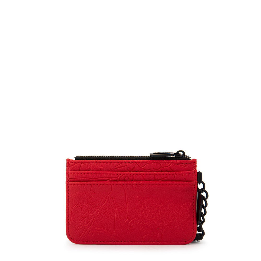 Monedero voyage pequeña rojo