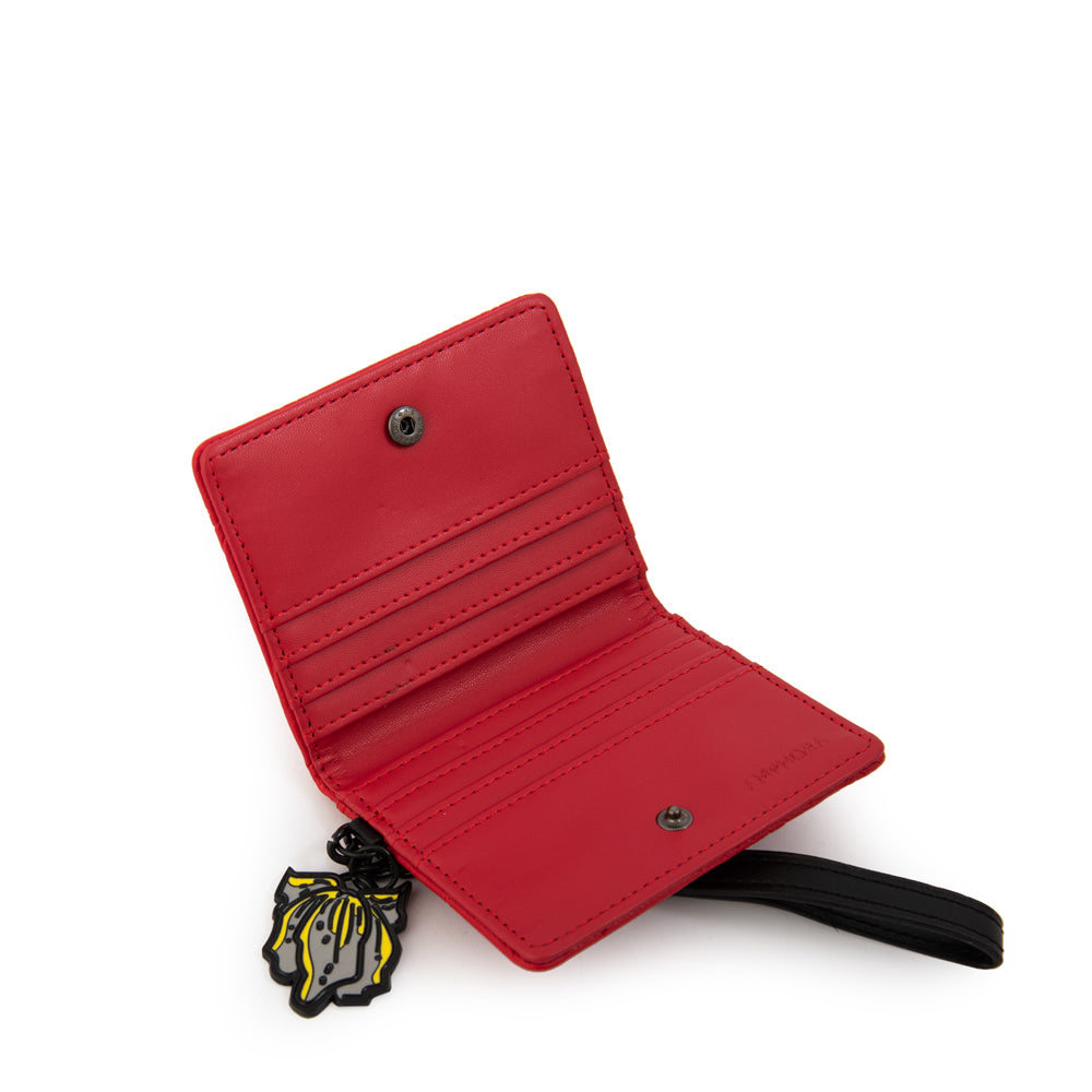 Tarjetero voyage pequeña rojo