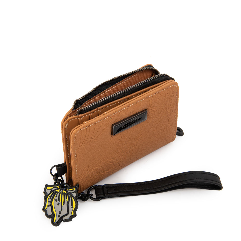 Billetera voyage pequeña camel