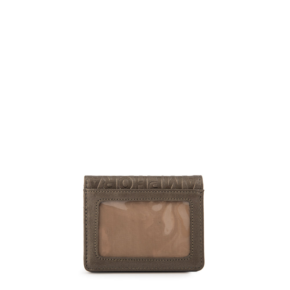 Tarjetero lydia pequeña plateado oscuro