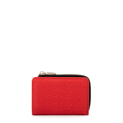 Billetera lydia pequeña rojo