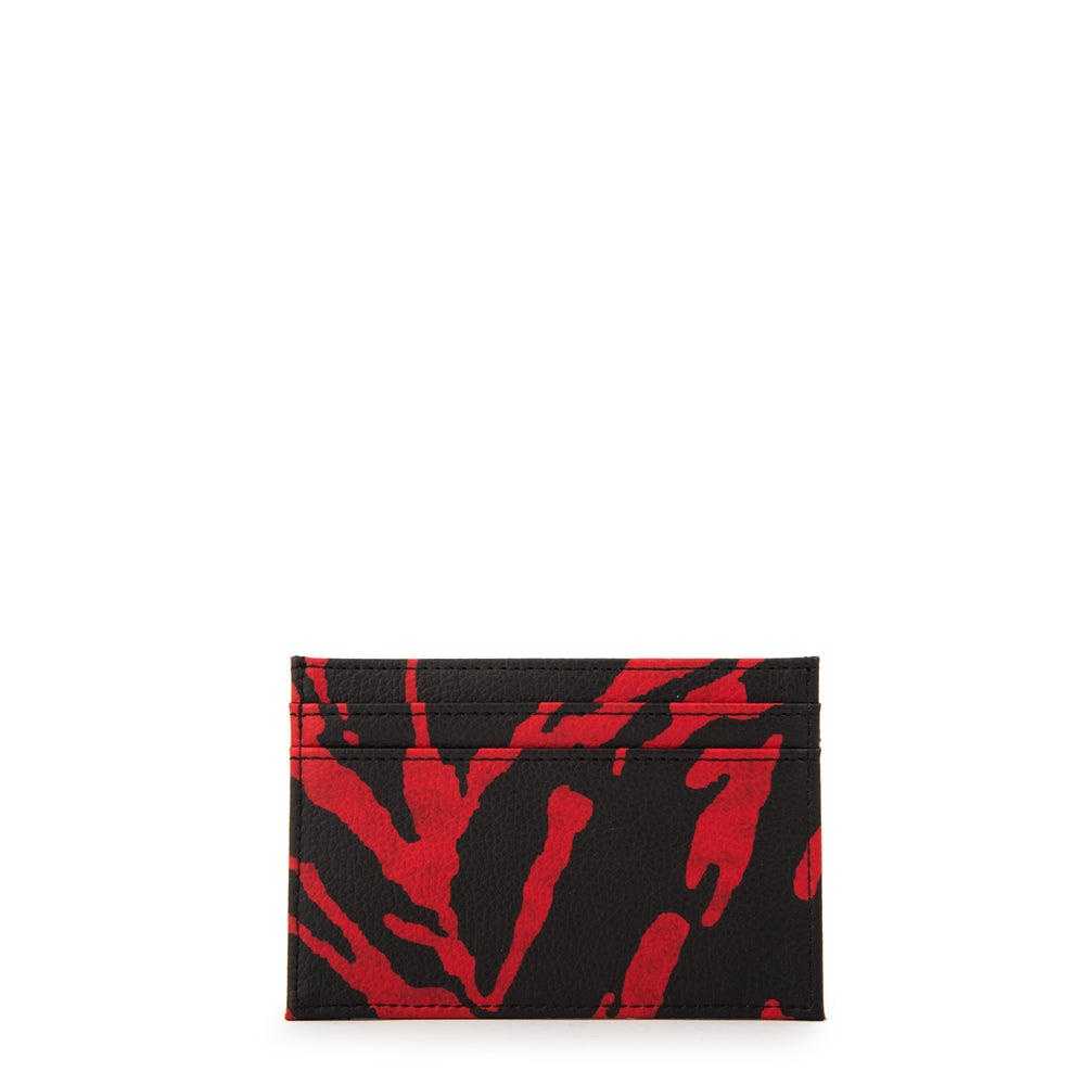 Tarjetero katrio pequeña rojo