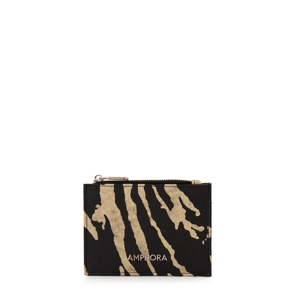 Monedero tarjetero katrio pequeña negro