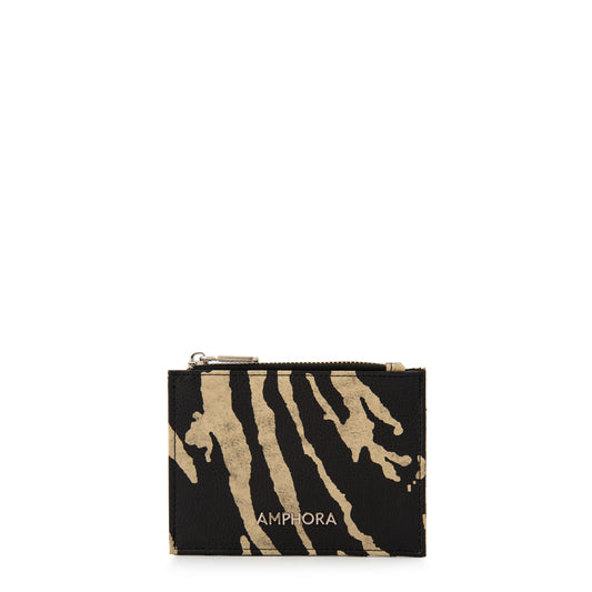 Monedero tarjetero katrio pequeña negro